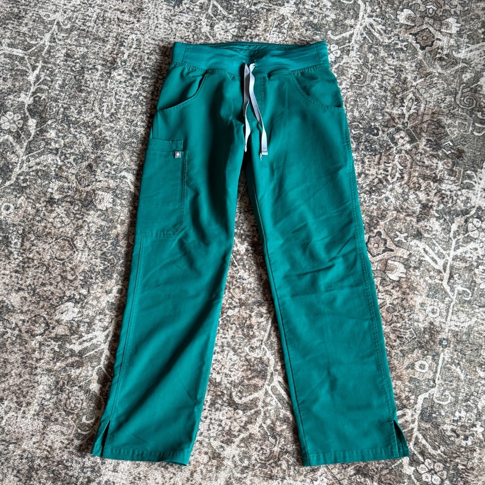 Figs Hunter Green XSP Women's Scrub Pants